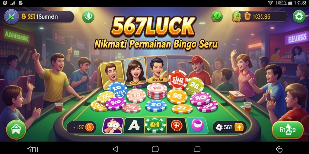 Tampilan gameplay seru dari permainan Bingo di 567LUCK.