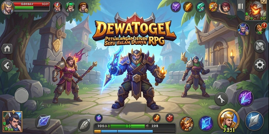 Tampilan gameplay seru DEWATOGEL yang menghibur.
