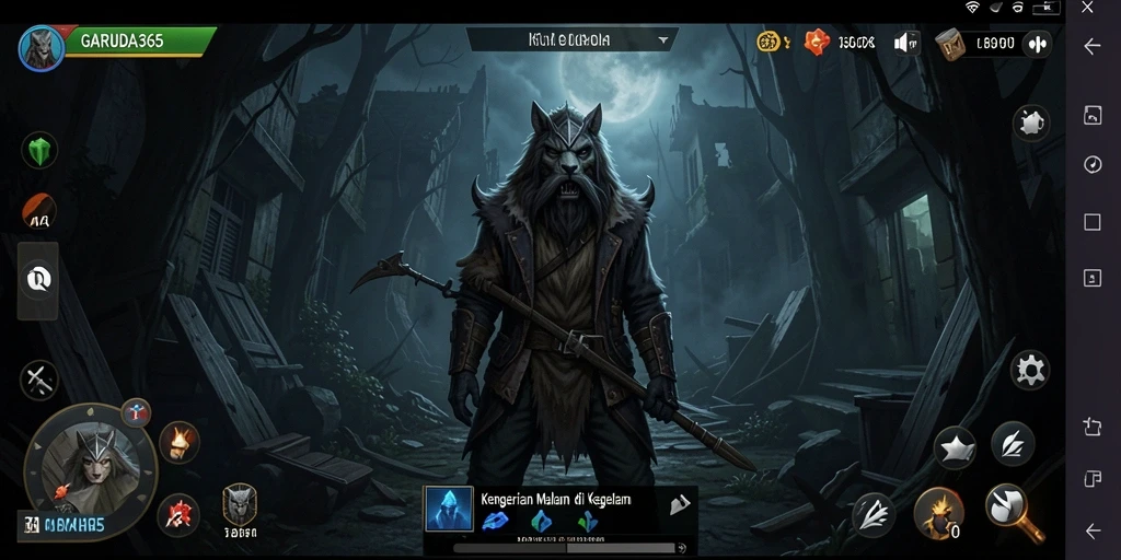 Tangkapan layar menampilkan momen mendebarkan dalam gameplay Horror.