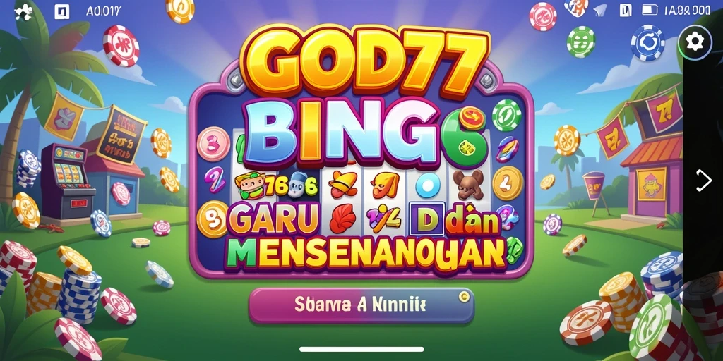 Screenshot gameplay GOD77 menampilkan keseruan bermain Bingo.