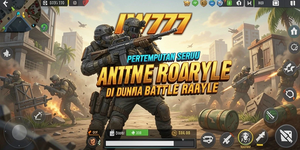 Gameplay seru dan mendebarkan dalam IW777 Battle Royale.