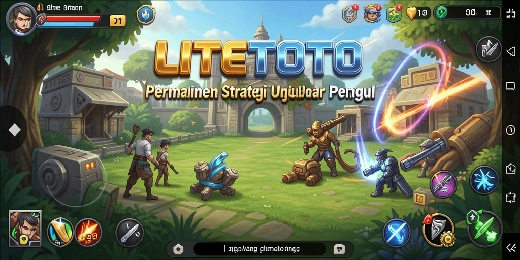 Tampilan gameplay seru dalam LITETOTO yang menantang strategi pemain.