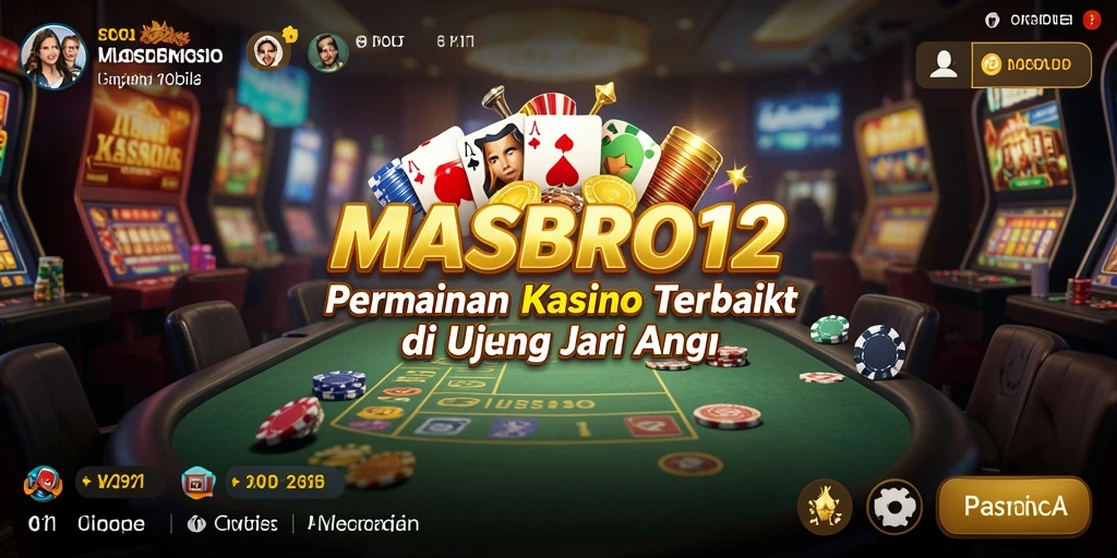 Screenshot gameplay MASBRO12 dengan tampilan yang menarik dan interaktif.