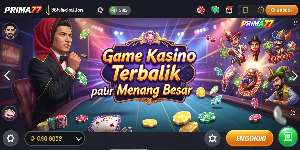 Screenshot gameplay Kasino PRIMA77 yang menampilkan keseruan bermain.