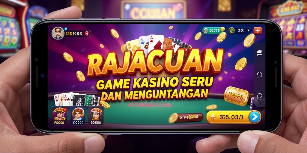 Tampilan gameplay seru di RAJACUAN dengan banyak pilihan permainan.