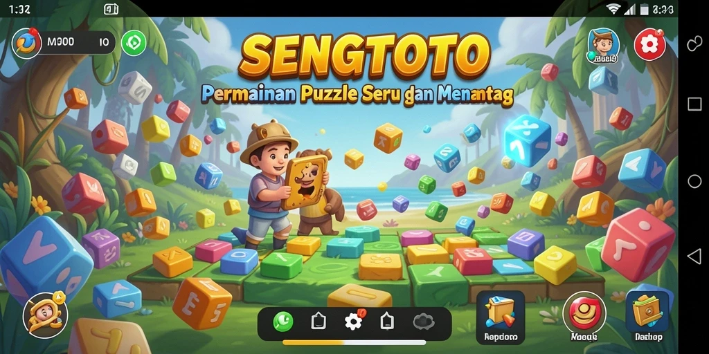 Tangkapan layar gameplay SENGTOTO yang menghadirkan tantangan Puzzle menarik.