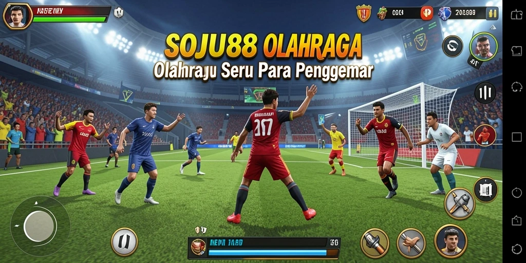 Tampilan menarik dari gameplay SOJU88 yang penuh aksi olahraga.