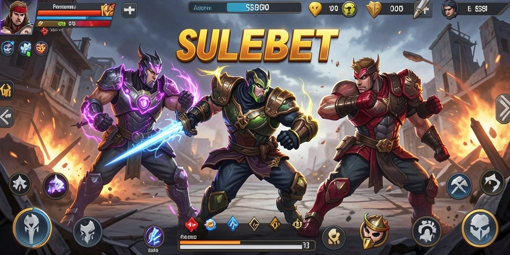 Tampilan gameplay yang penuh aksi dalam SULEBET.