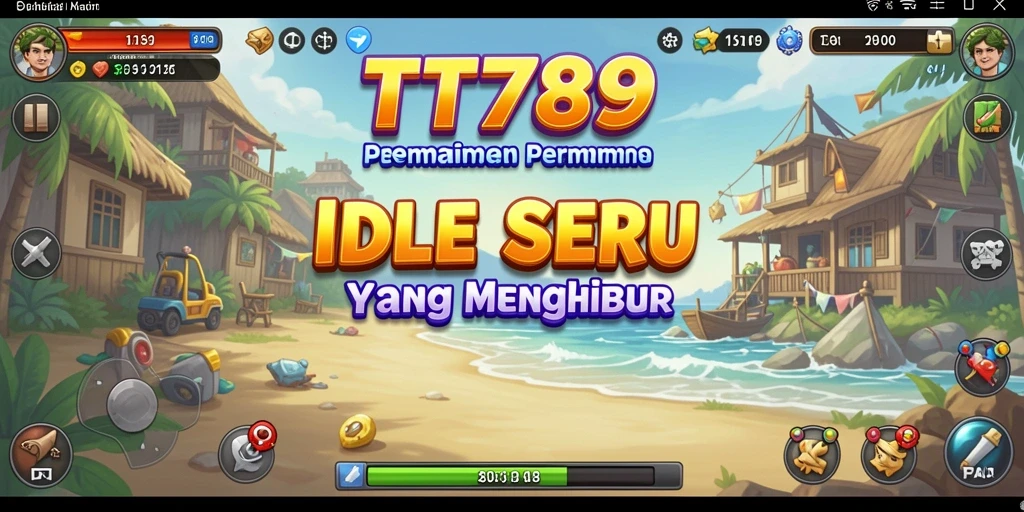 Screenshot menunjukkan karakter yang aktif mengumpulkan sumber daya.