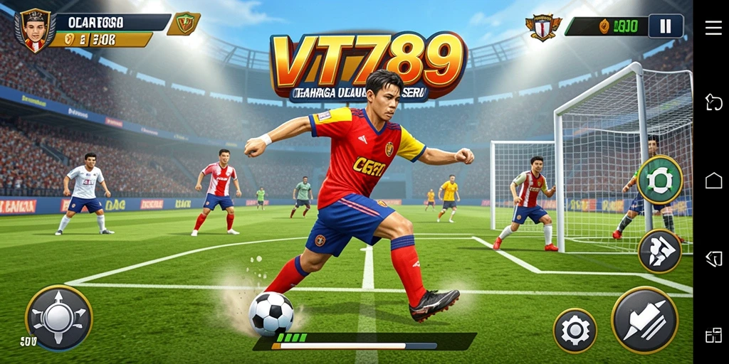 Screenshot utama VT789 menampilkan aksi seru gameplay olahraga.